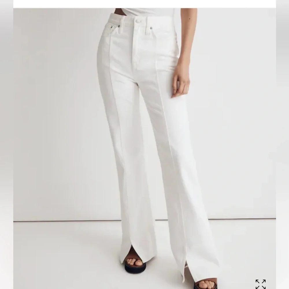 Baggy flare jeans in tile white sz 25 - Picture 2 of 11